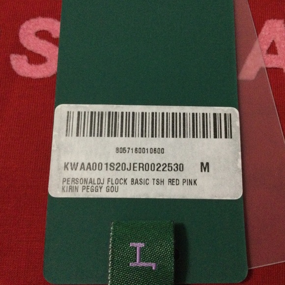 Kirin Personal DJ Red Cotton Designer Tee Women’s Size M - Picture 4 of 9